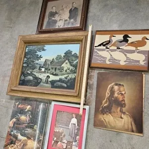 Mixed Framed Art & Prints (6pc)