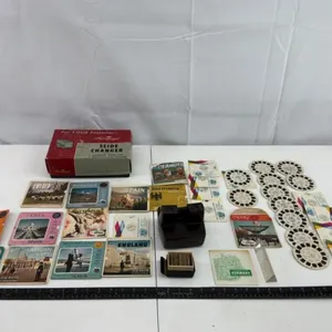 Vintage View-Master Lot w/ Reels & Slide Changer