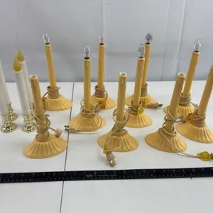 Vintage Candle Light Christmas Lights (Lot of 8)