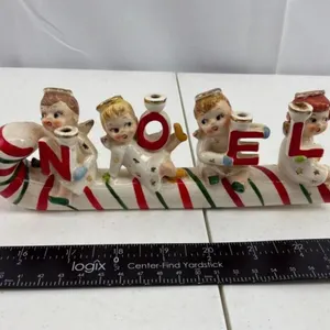 Vintage Noel Angel Candle Holder