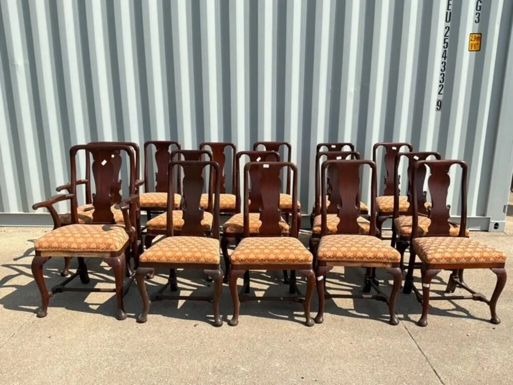 Vintage Mahogany Dining Chairs (Lot of 10)