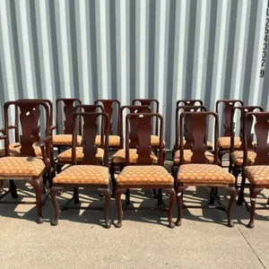 Vintage Mahogany Dining Chairs (Lot of 10)