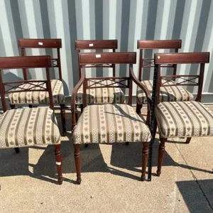 Vintage Hepplewhite Dining Chairs (Set of 6)