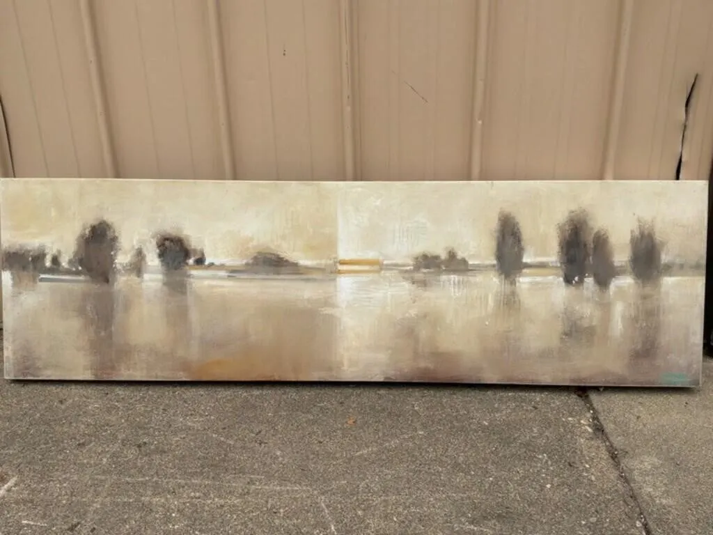 Abstract Landscape Canvas 64 x 24 in