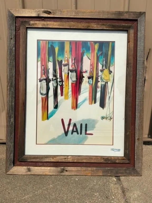 Vail Ski Resort Framed Art