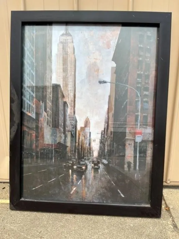 StyleCraft NYC Street Scene Framed Art