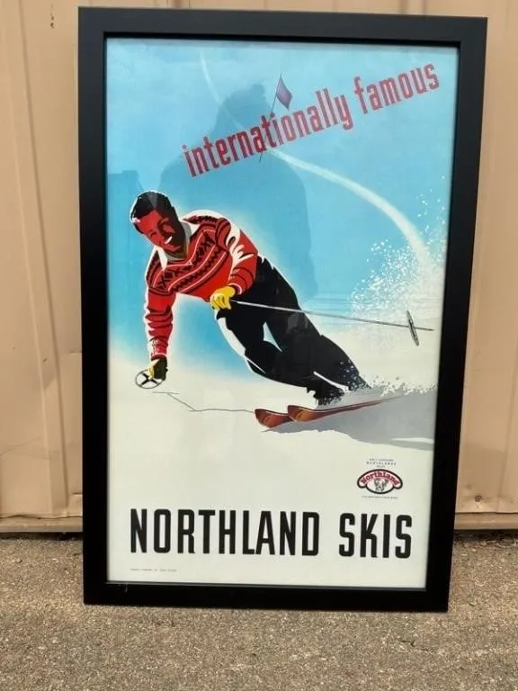 Northland Skis Framed Poster