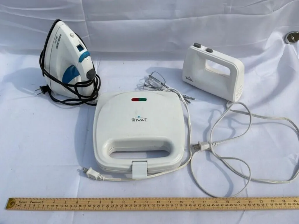 Rival Black & Decker Mixer, Iron & Waffle Maker