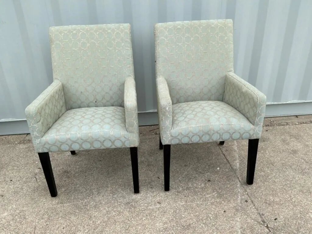 Pair of Upholstered Accent Chairs