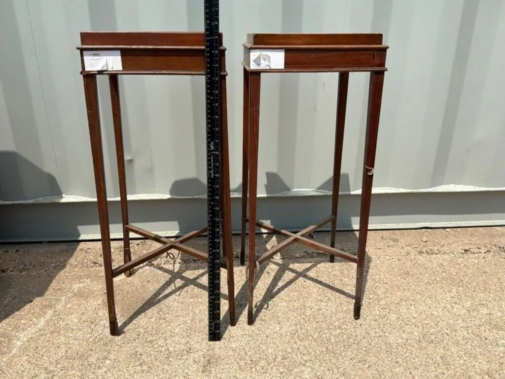 Pair of Mahogany Tray Tables