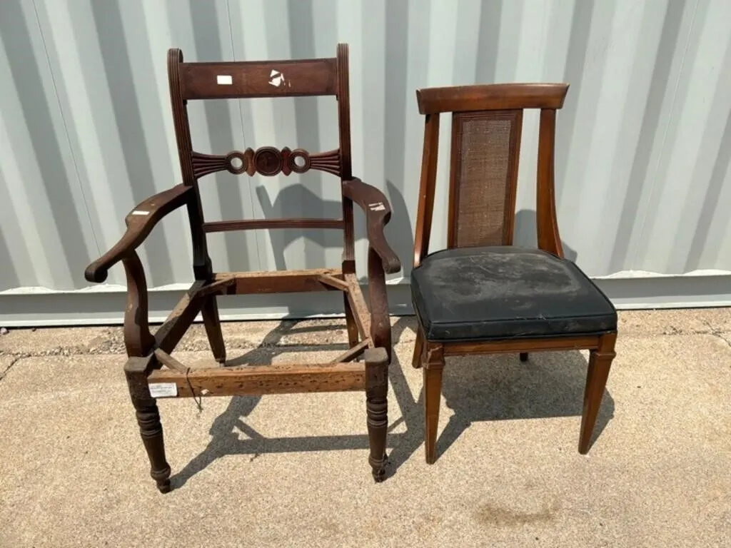 Vintage Wood Chairs (Lot of 2)