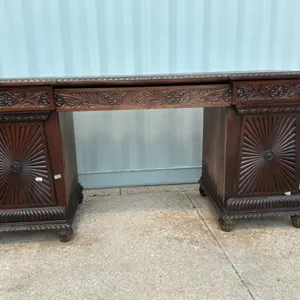 Antique Carved Sideboard Server