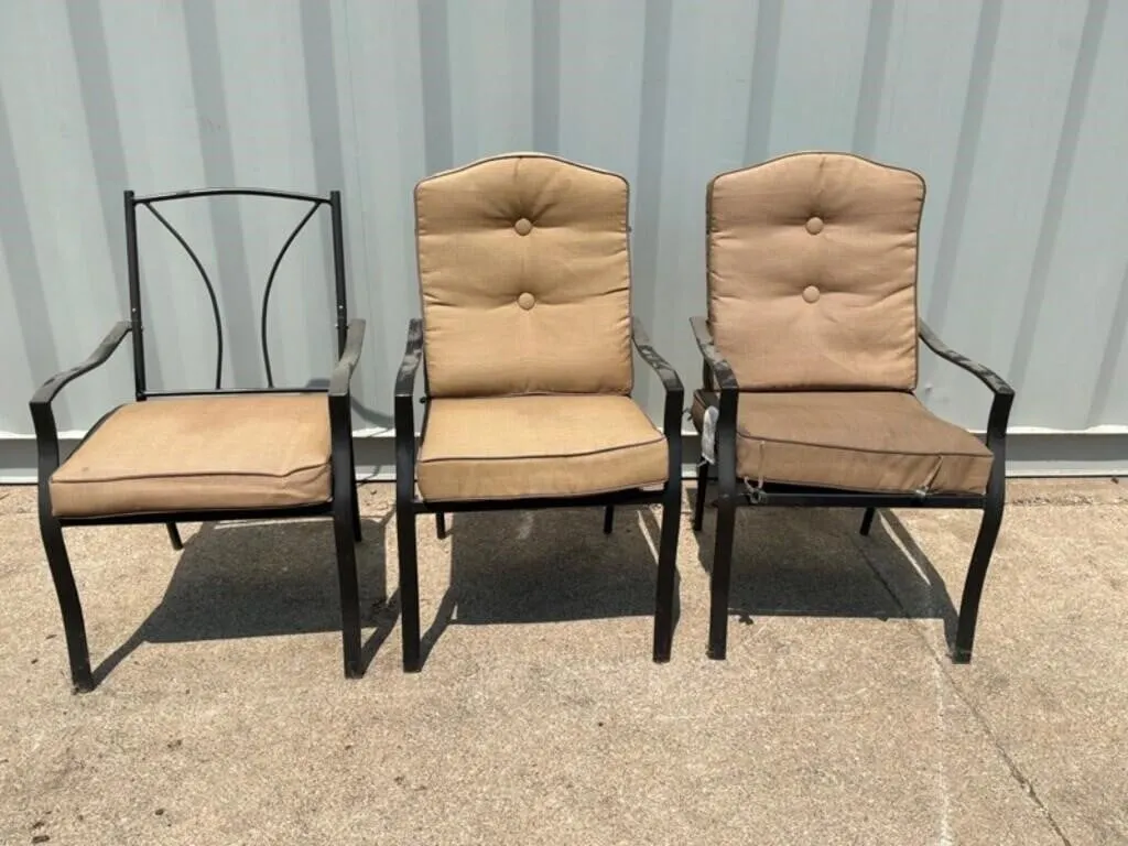 Outdoor Patio Chairs (Set of 3)
