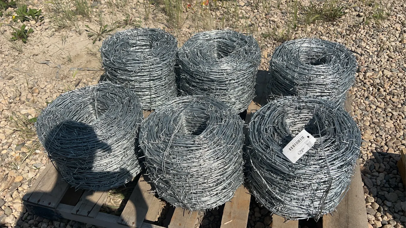 6 - Rolls Of Barbed Wire (BUYER MUST PAY 6X BID PRICE)