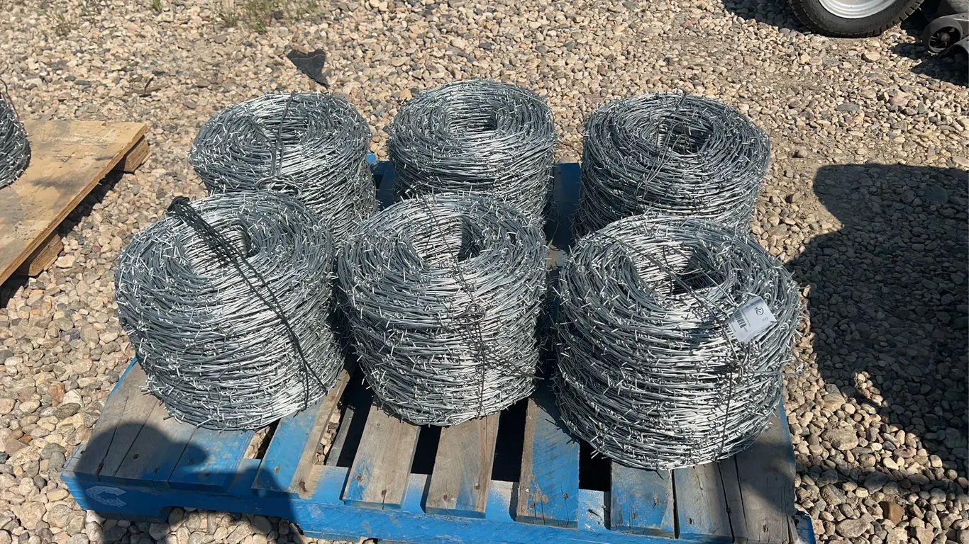 6 - Rolls Of Barbed Wire (BUYER MUST PAY 6X BID PRICE)