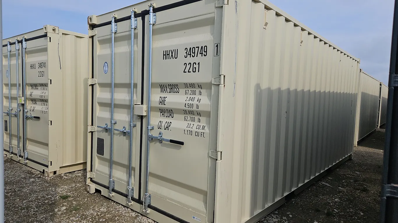 20' 1 Door Single Use Sea Container