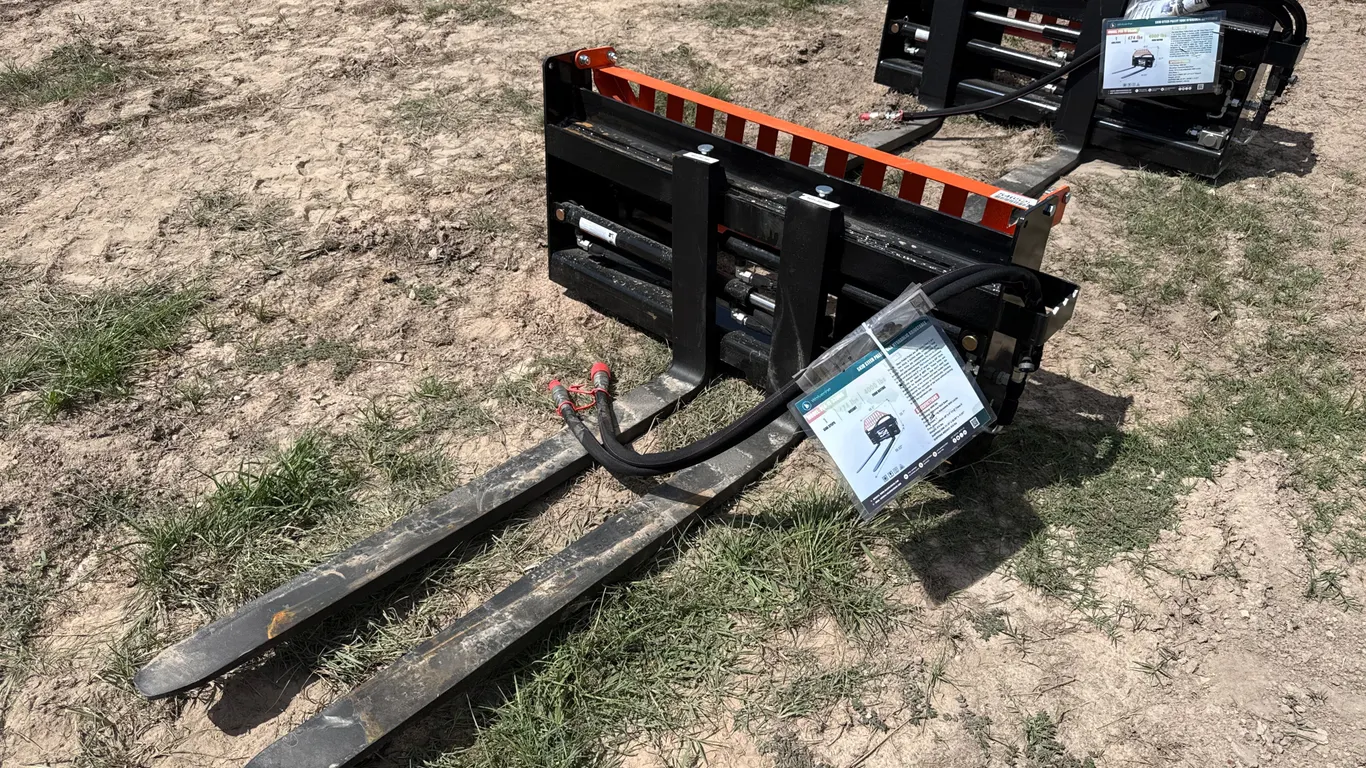 UNUSED 2026 WOLVERINE PFA-11-3300G 48 INCH FORKS W/ HYD POSITIONER
