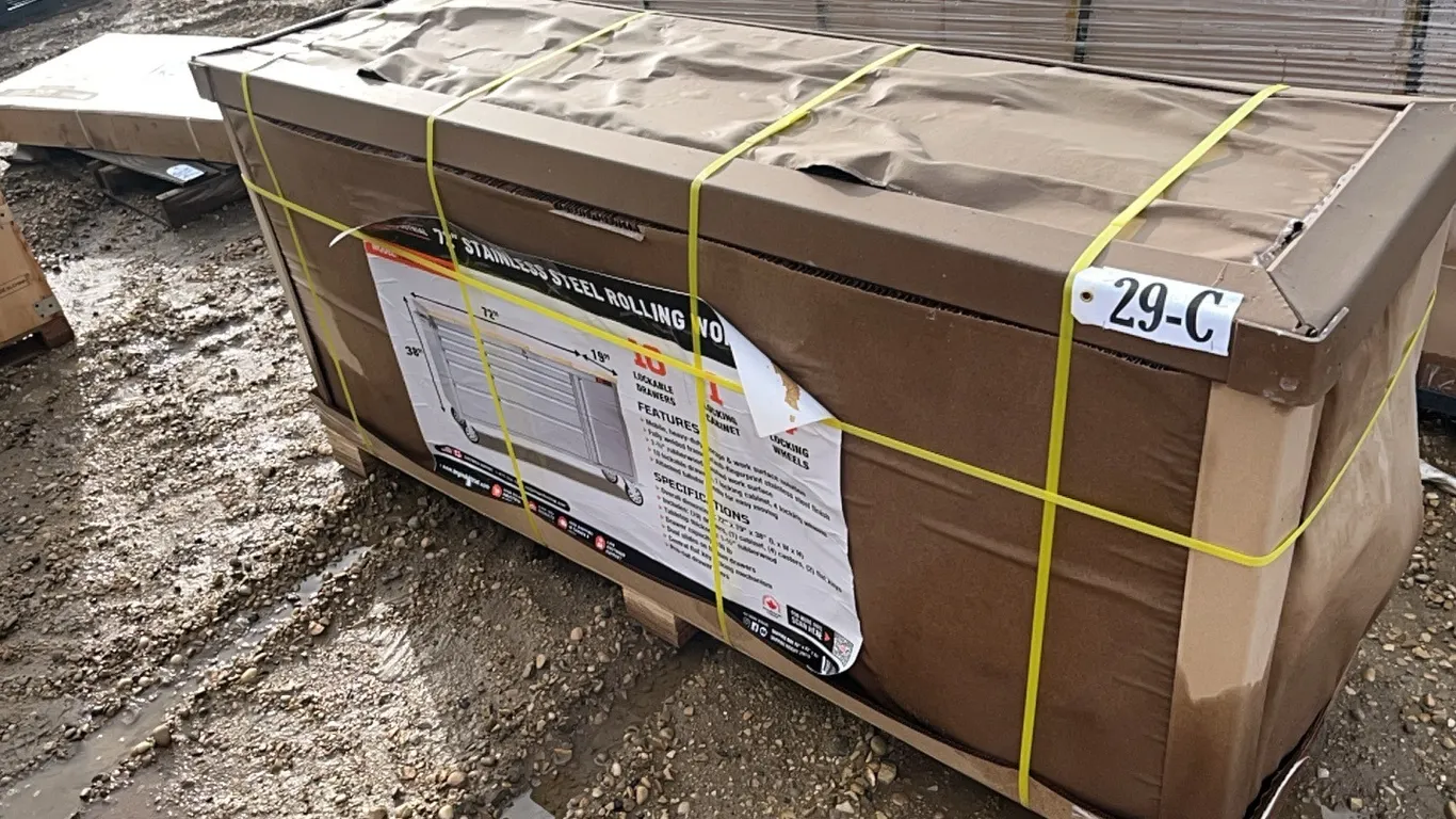 NEW/UNUSED TMG MODEL TMG-WB7210S 72" STAINLESS STEEL ROLLING WORKBENCH