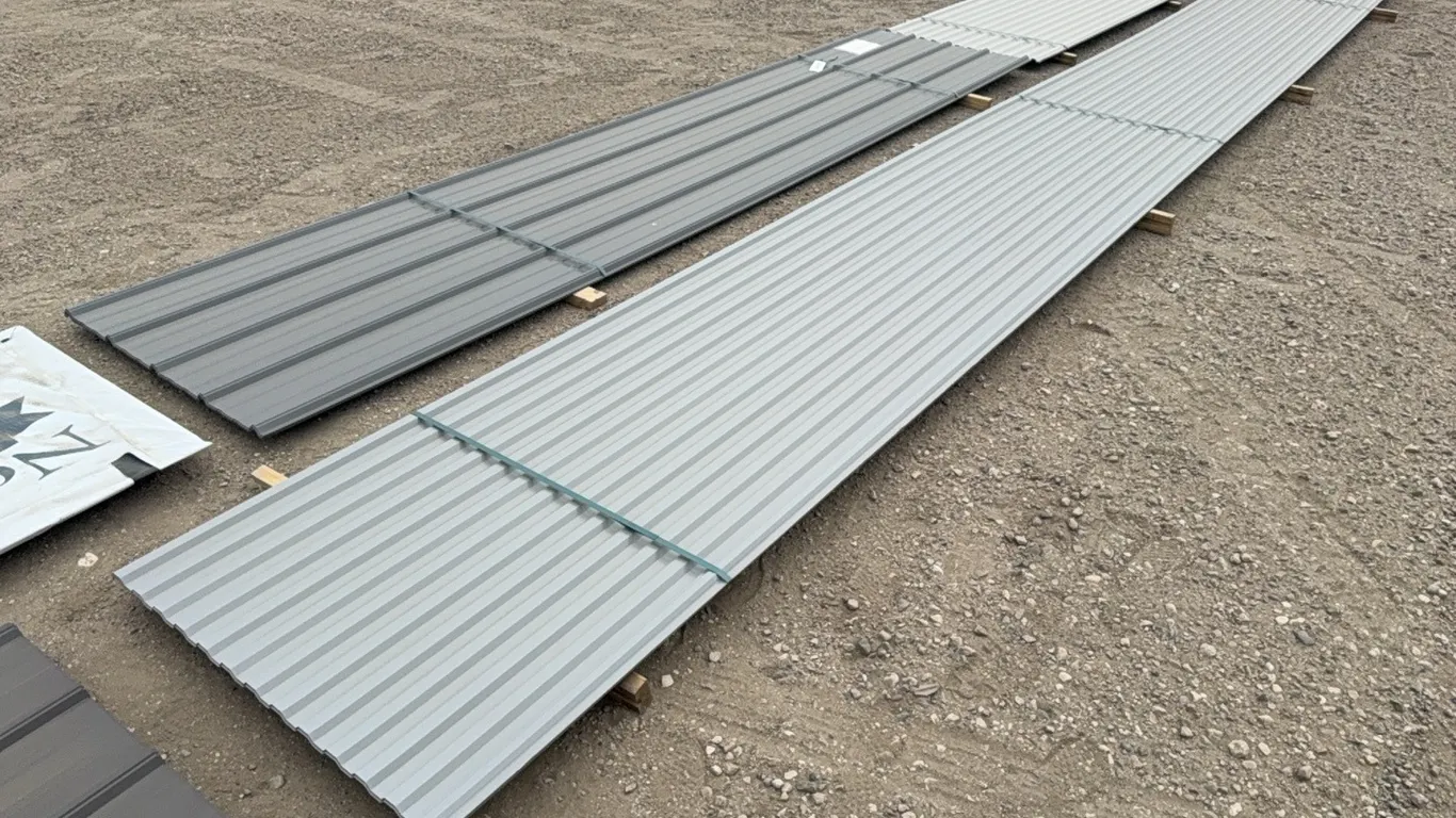 ID 4511 (6) Ponetrib Pewter Gray 28' 6" Tin