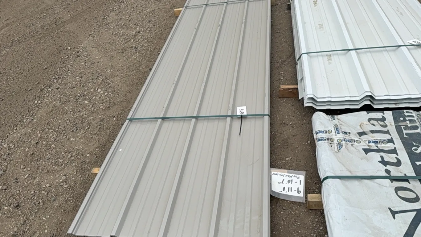 ID 4515 (9) 11' & (1) - 10' 7" Promax Ash Gray Tin