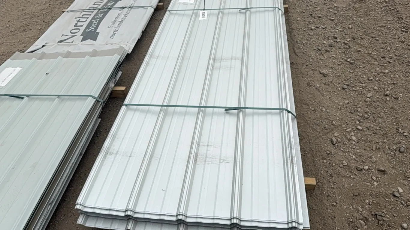 ID 4570 (153) Drib Galvanized 8' Tin