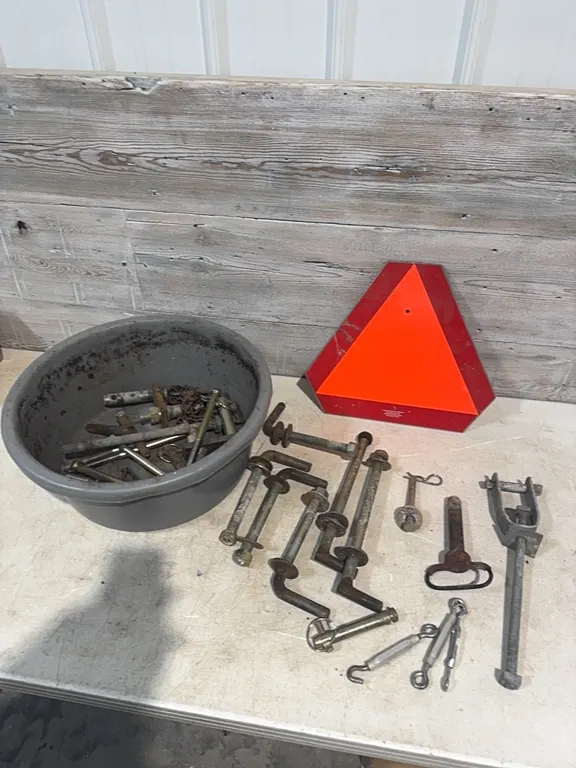 Hitch pins,gate pins and saftey triangle