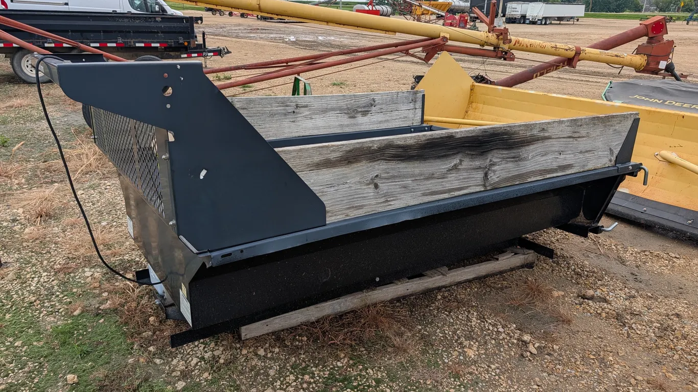 Buyers Products DumperDogg 5531000 slide-in dump bed insert. Features steel construction, integrated hydraulic hoist, cab guard with mesh screen, and