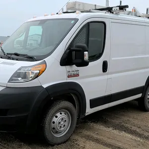 2021 RAM 1500 ProMaster cargo work van. Features interior Ranger Design multi-tier shelving, a walk-through partition gate, and rear double-swing carg