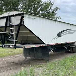 2010 DOEPKER t/a 36 Ft. Grain Trailer, 11R24.5 Tires, 1 Owner, Shedded