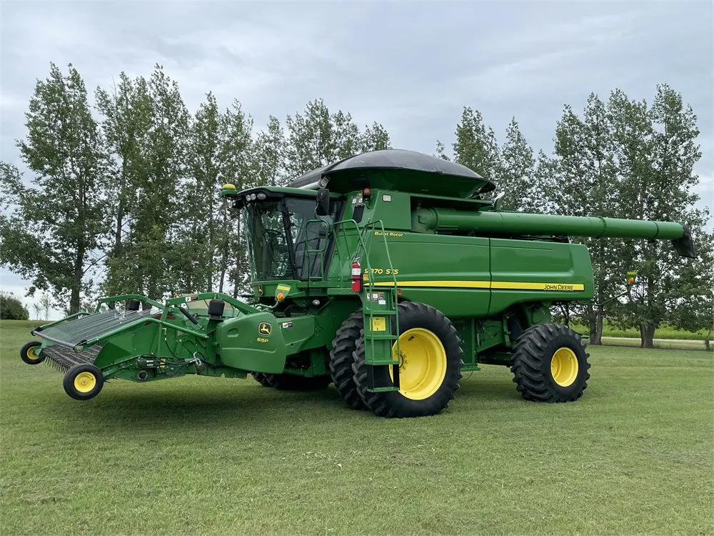 2011 JOHN DEERE 9870 STS Combine w/ 2007 JD 615P 15' Pickup, 2,246 Separator Hrs