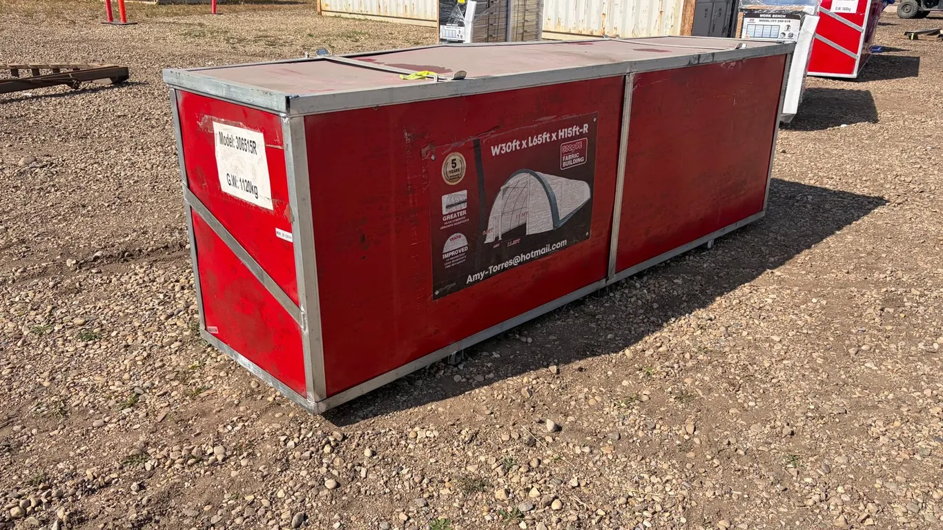 Unused 2026 Gold Mountain 65' x 30' Single Truss
Round Storage Shelter