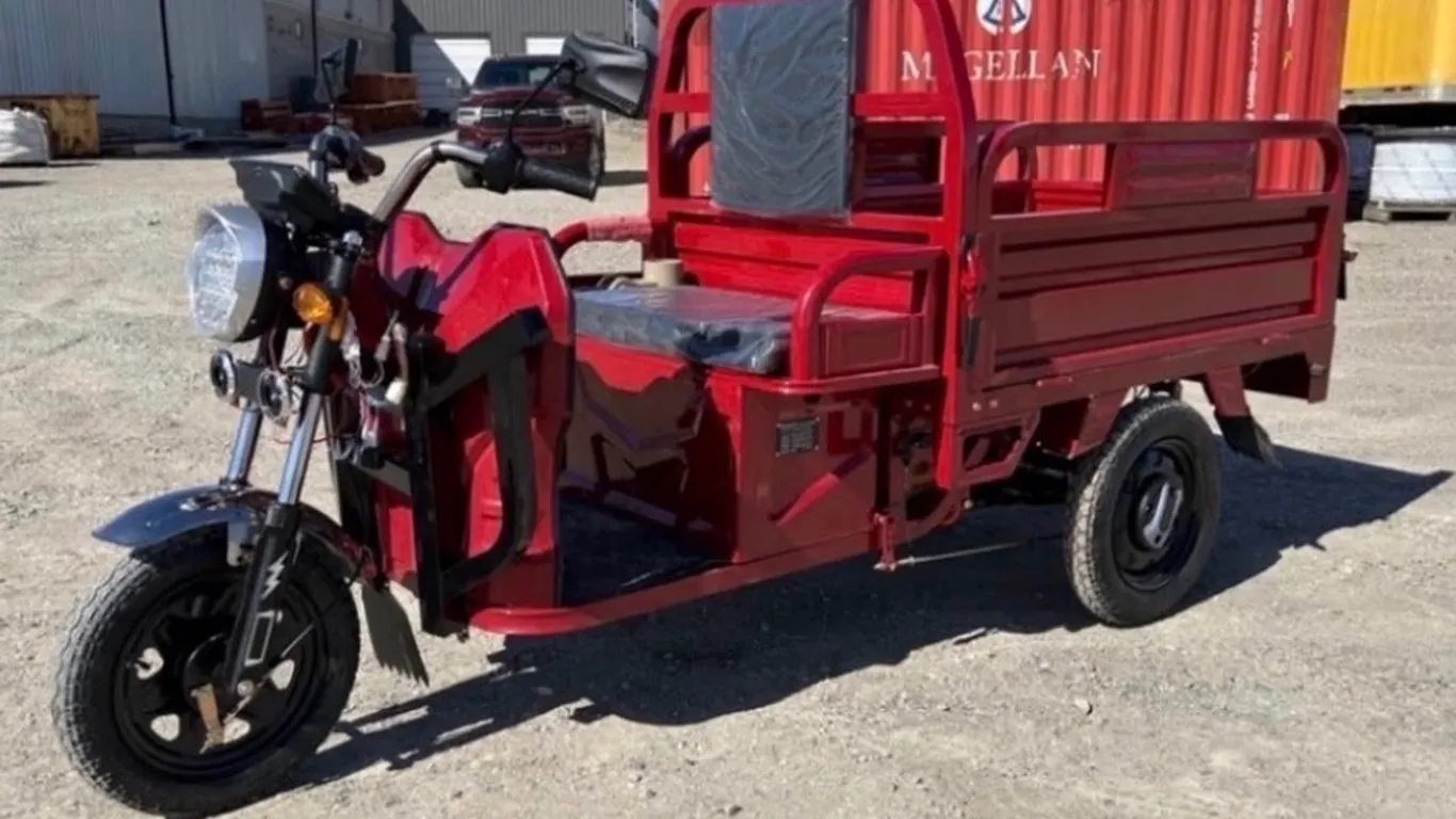 Unused Unassembled 2026 IRET13 Red Electric Tricycle