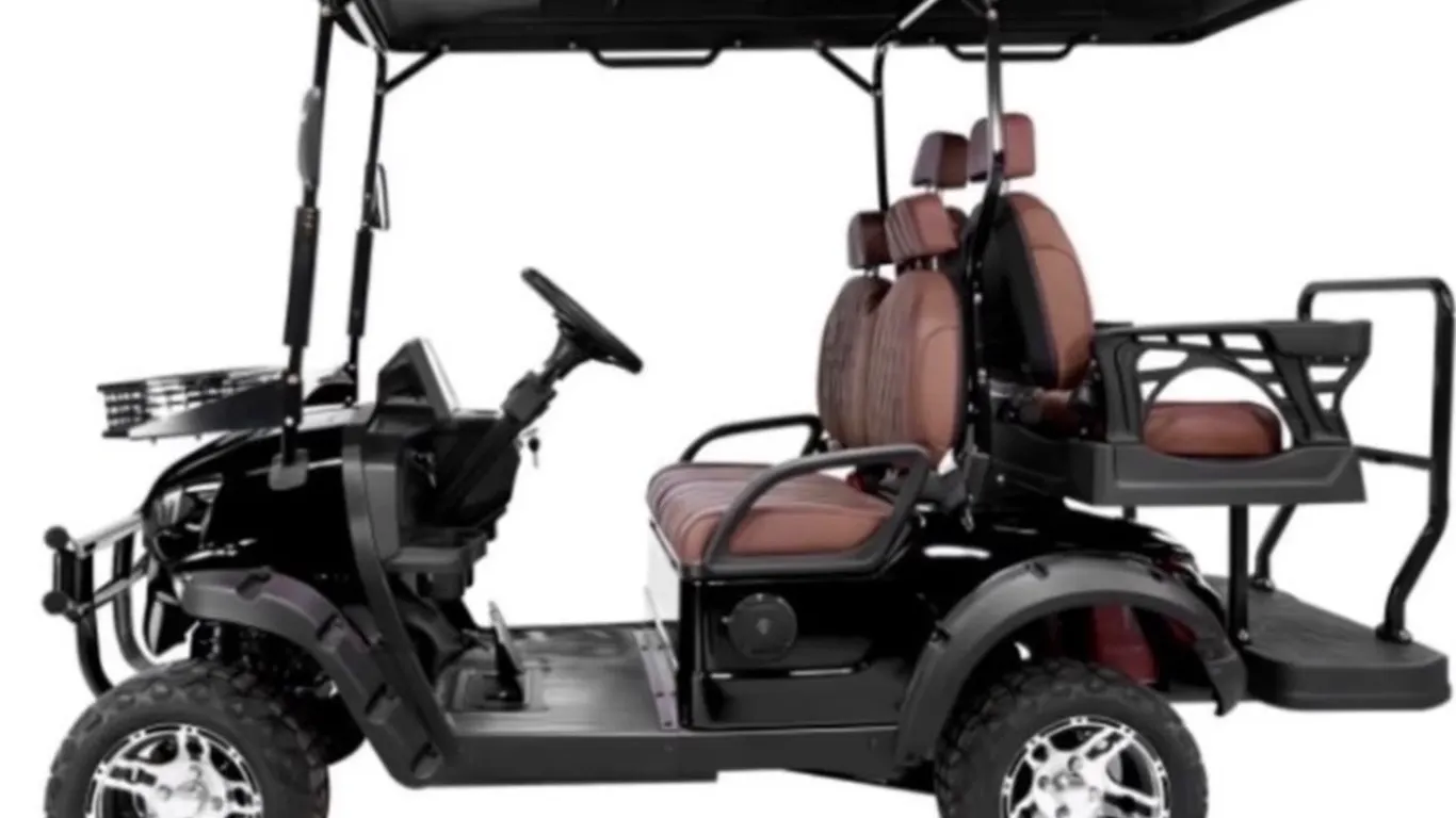 Unused Unassembled 2026 SDGC80 Black 4 Seater Golf Cart