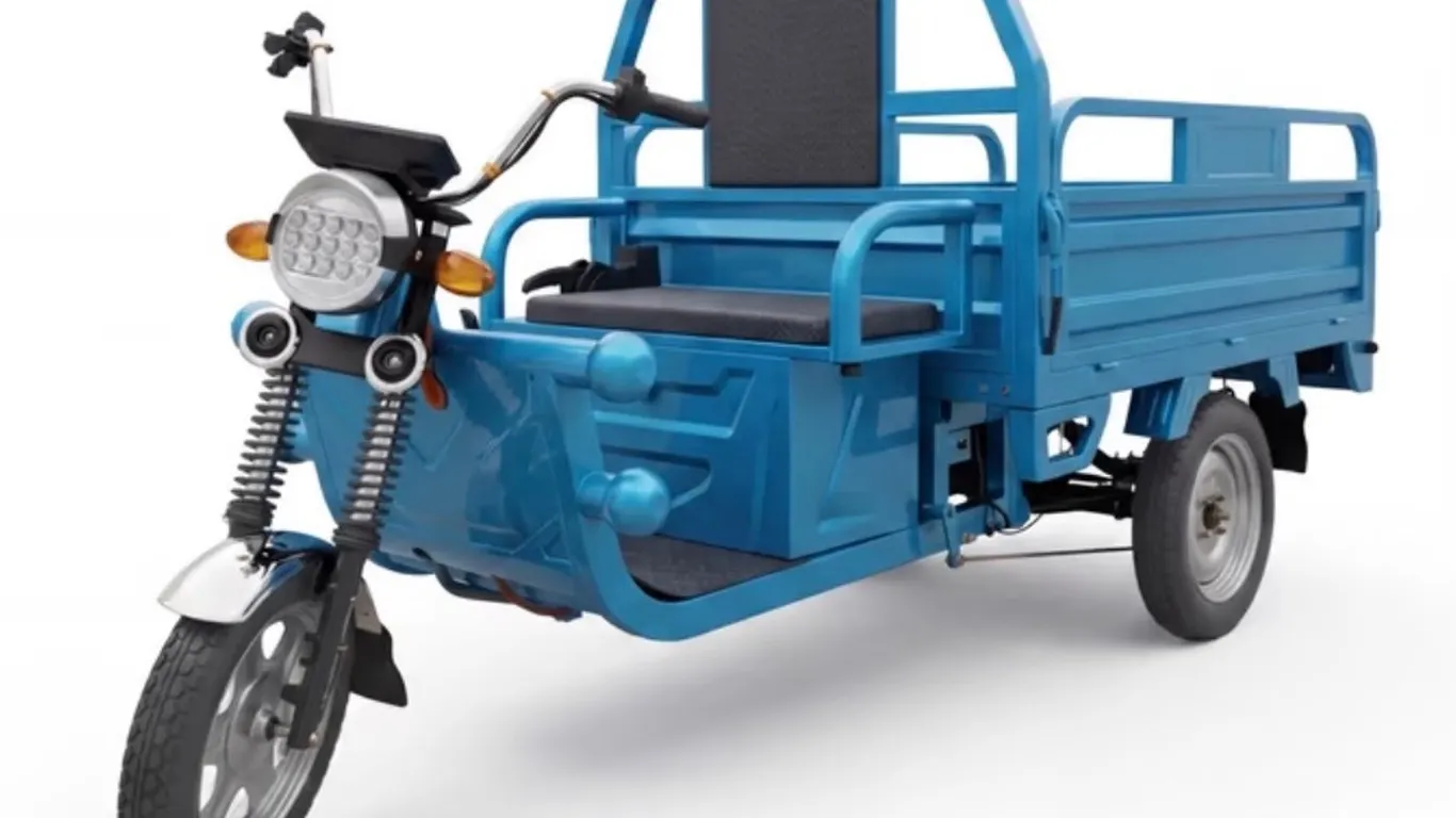 Unused Unassembled 2026 IRET13 Blue Electric Tricycle