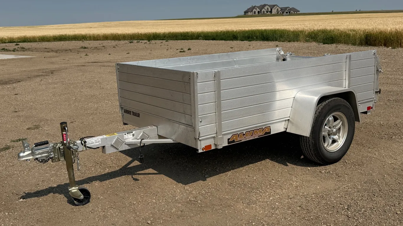 2015 Aluma 8' S/A Aluminum Utility Trailer