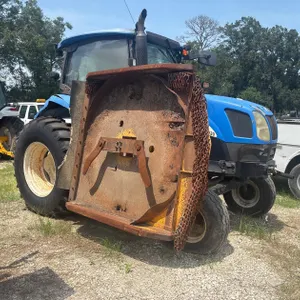 2007 New Holland T6020 Tractor & 88-007 Side Mower