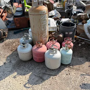 LOT OF PROPANE & HELIUM BOTTLES