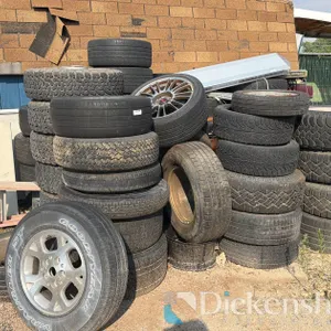 LARGE LOT OF WHEELS & TIRES