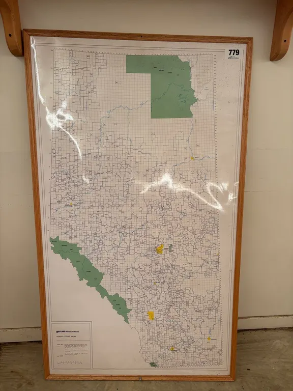 Framed Alberta Strike Areas 2002