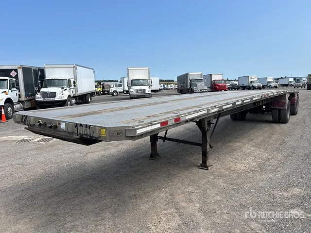 1999 Benson 48 ft T/A Spread Axle Flatbed Trailer