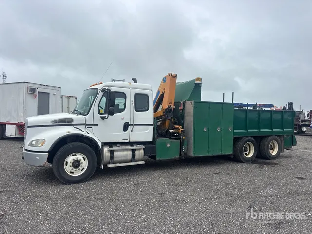 Effer 95/3S 3240 kg Knuckle Boom on 2006 Freightliner M2 112 6x4 Extended Cab Boom Truck