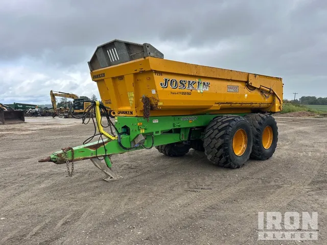 2017 Joskin Trans-KTP 22/50 T/A Off-Road End Dump Trailer
