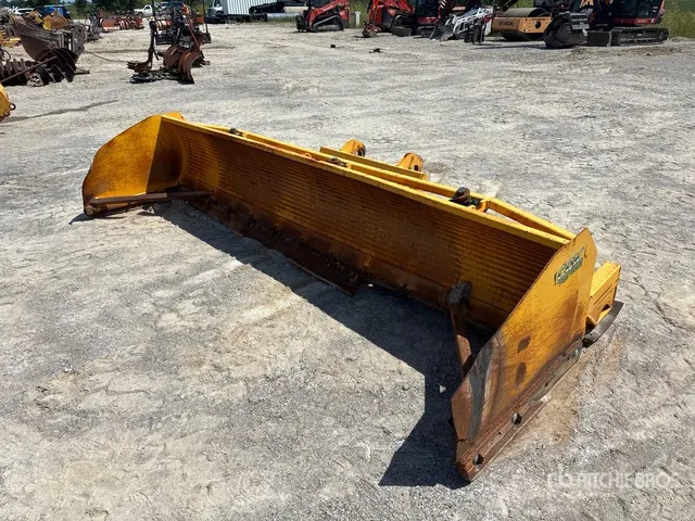 CQM 12 ft Snow Pusher - Fits Backhoe Loader