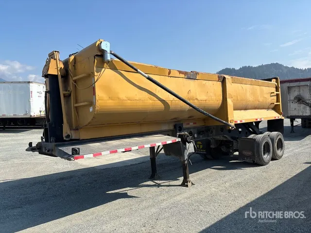 1998 K-Line 26 ft T/A End Dump Trailer