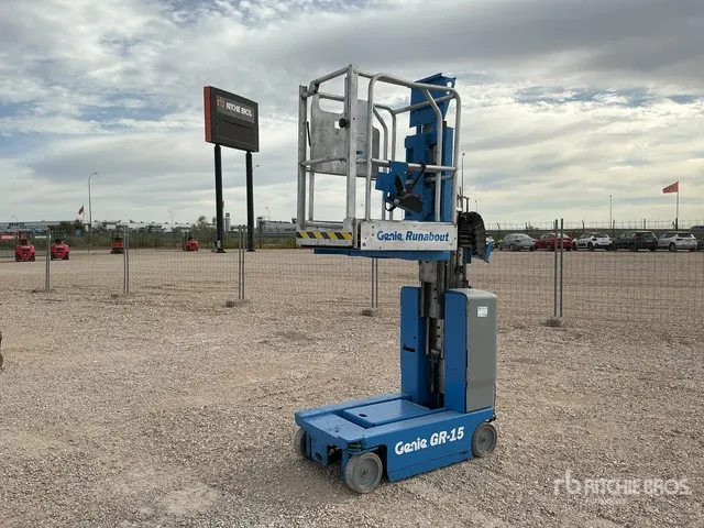 2012 Genie GR15 Vertical Mast Lift