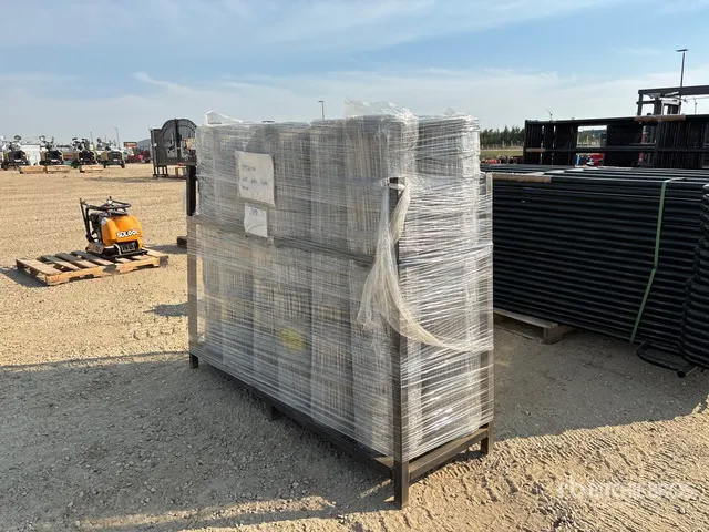 Quantity of (12) 2024 BYT FFC762 x 4 ft Galvanized Farm Fencing (Unused)