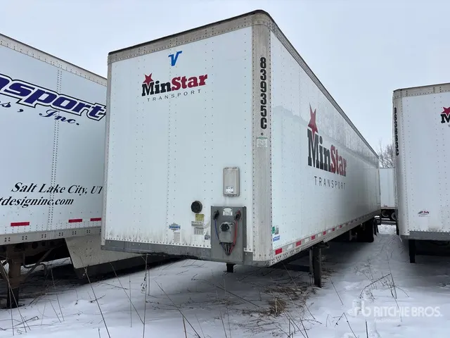 2021 Vanguard 53 ft x 102 in T/A Van Trailer