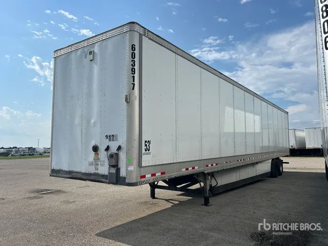 2016 Vanguard 53 ft x 102 in T/A Van Trailer