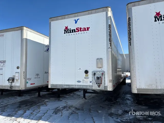 2023 Vanguard 53 ft x 102 in T/A Van Trailer