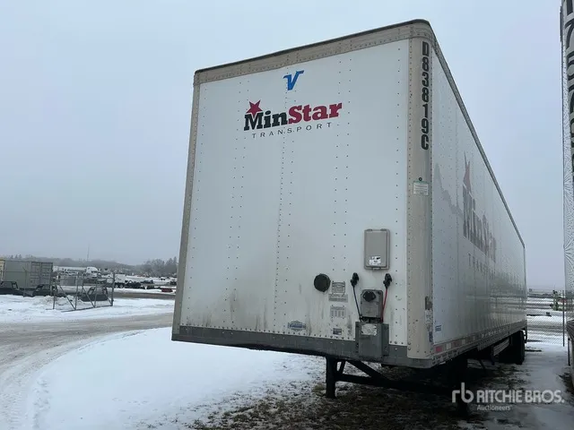 2019 Vanguard 53 ft x 102 in T/A Van Trailer